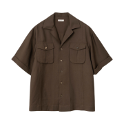 Nocle Knox Pocket Half Shirts Brown