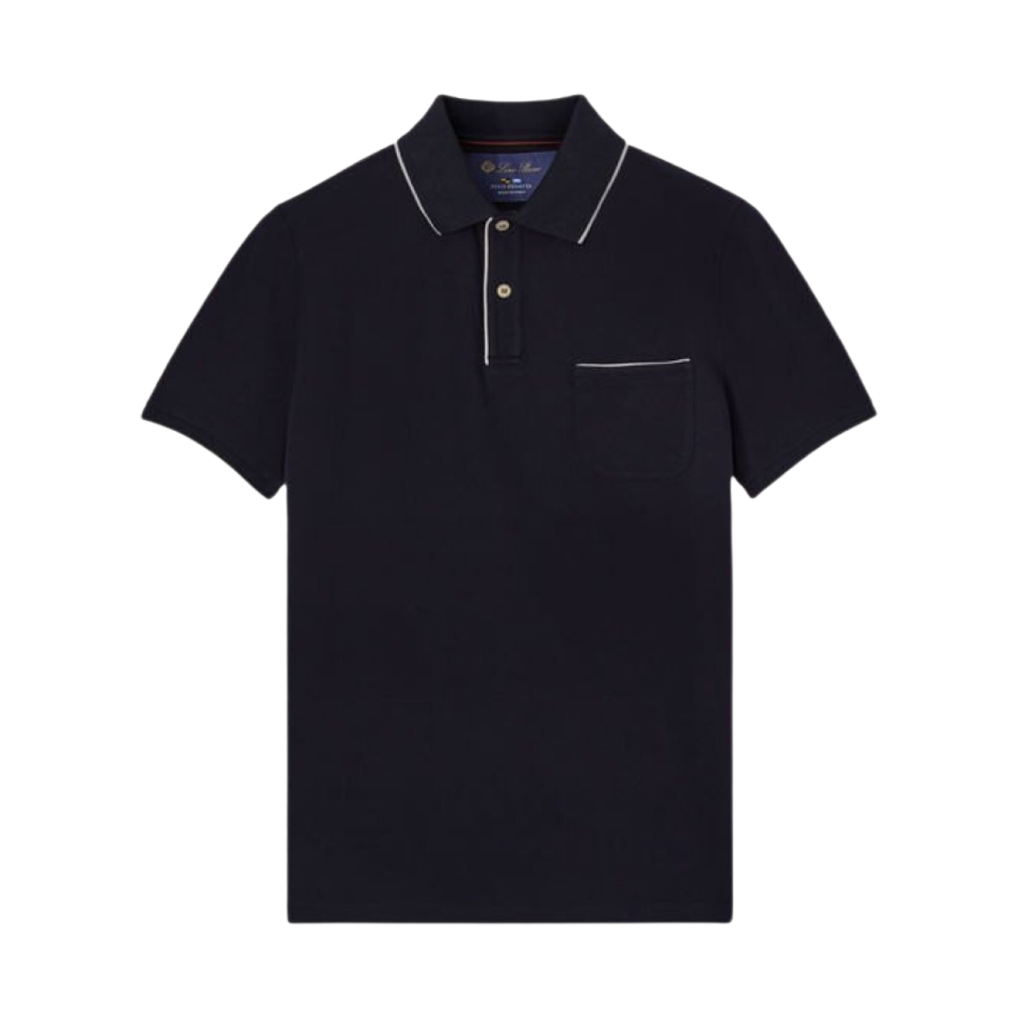 로로 피아나 코튼 레가타 폴로 네이비 블루(Loro Piana Cotton Regatta Polo Navy Blue)