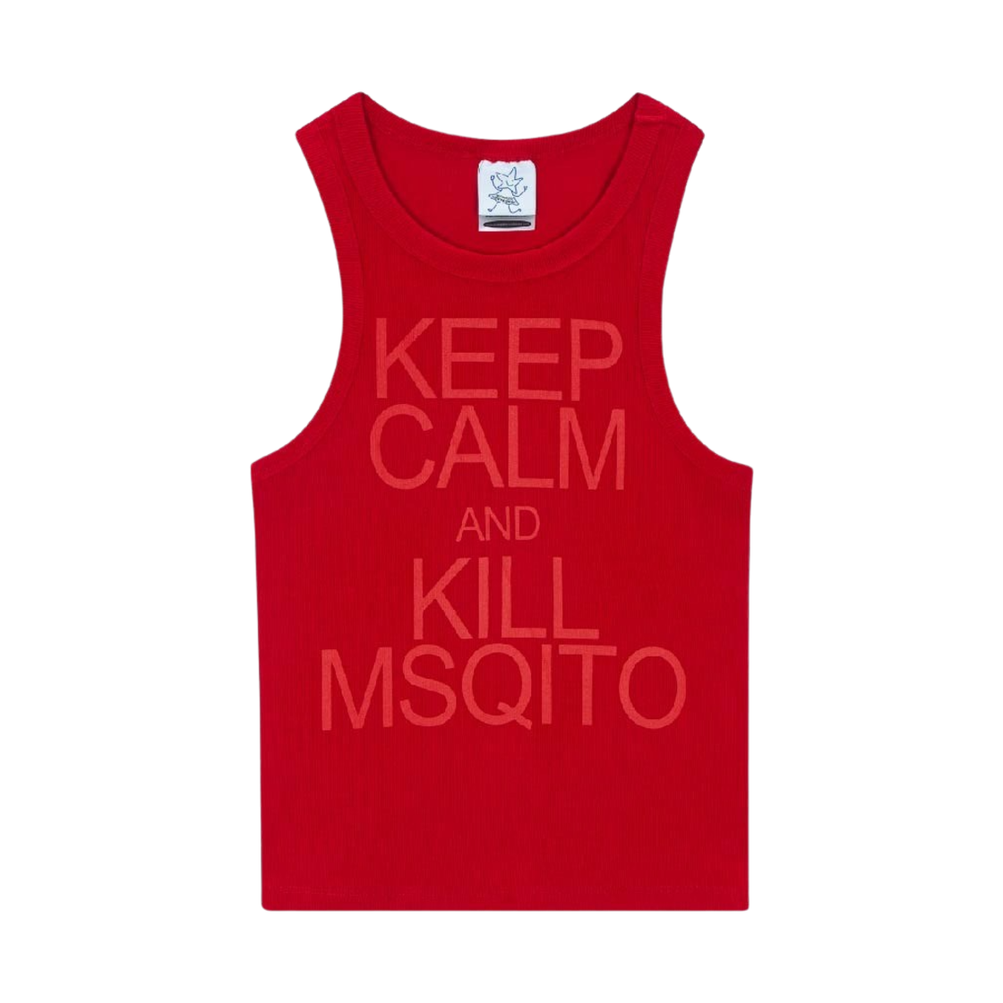 모스키토 머더러스 킵 캄 앤 킬 모스키토 슬리브리스 레드(Mosquito Murderers Keep Calm And Kill Msqito Sleeveless Red)