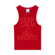 Mosquito Murderers Keep Calm And Kill Msqito Sleeveless Red