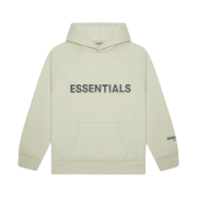 Essentials 3D Silicon Applique Pullover Hoodie Alfafa Sage - 20FW