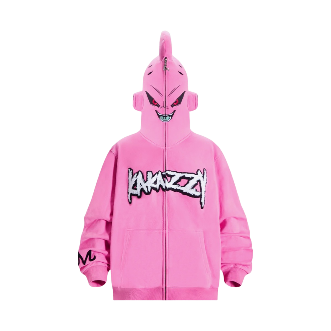 - Kakazzy Full Zip Hoodie Dragon Ball Majin Buu Pink