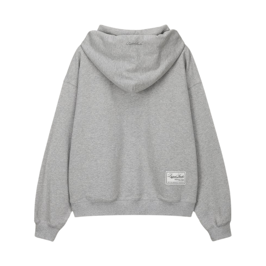 던스트 클래식 스몰 로고 후드 멜란지 그레이(Dunst Classic Small Logo Hoodie Melange Grey) - 2