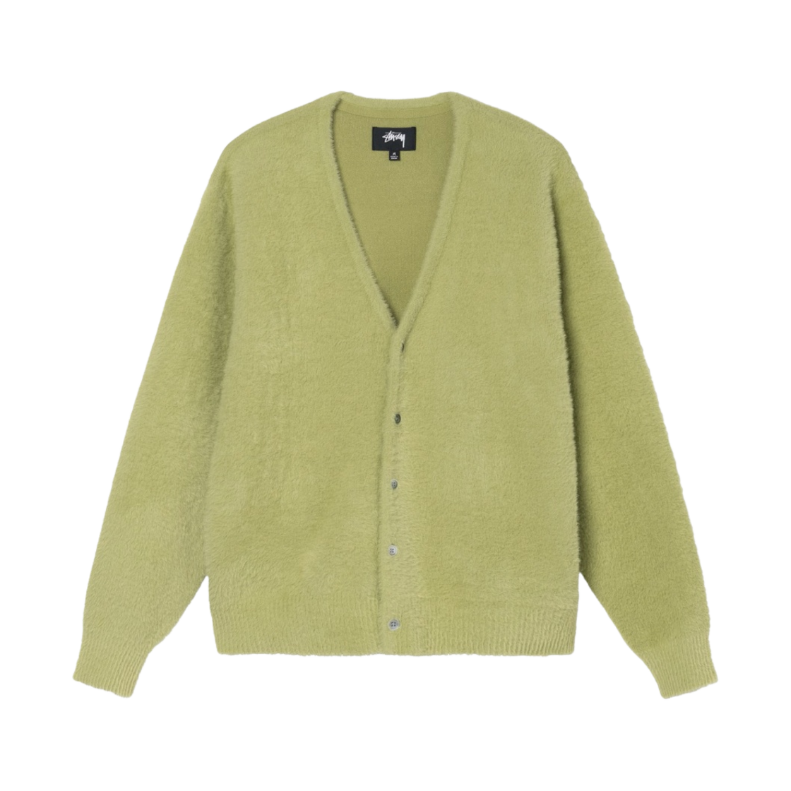 스투시 쉐기 가디건 라임
