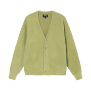 Stussy Shaggy Cardigan Lime