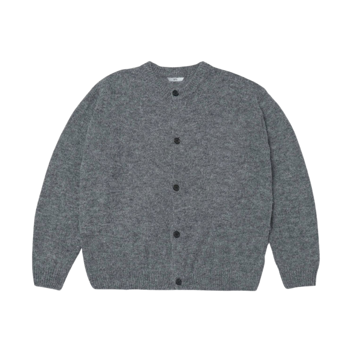 에스티유 라운드 넥 가디건 라이트 그레이