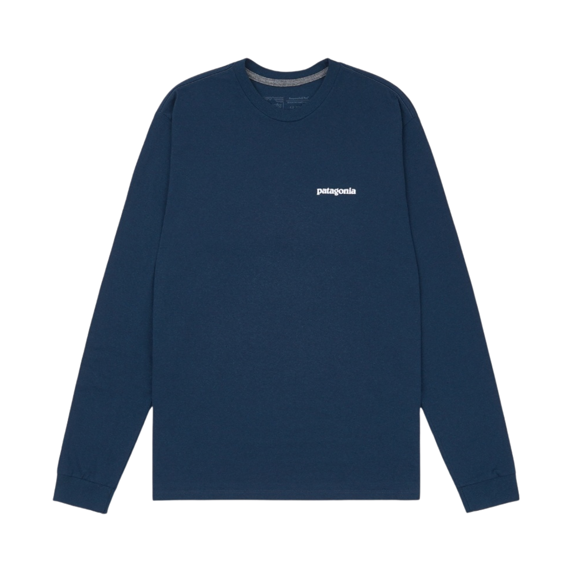 파타고니아 P-6 로고 리스폰시빌리티 롱슬리브 크레이터 블루(Patagonia P-6 Logo Responsibili-Tee L/S Crater Blue) - 2