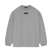 Essentials LS T-Shirt Dark Heather Oatmeal - 24SS
