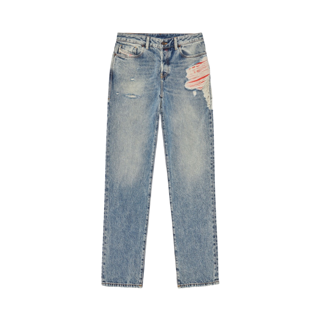 디젤 1955 D-리키브 09e10 스트레이트 진 미디움 블루