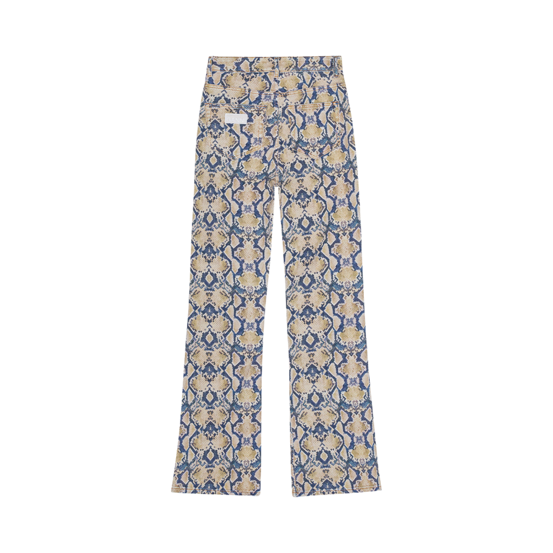 (W) 가니 스네이크 프린티드 이리 진 사파리((W) Ganni Snake Printed Iry Jeans Safari) - 2