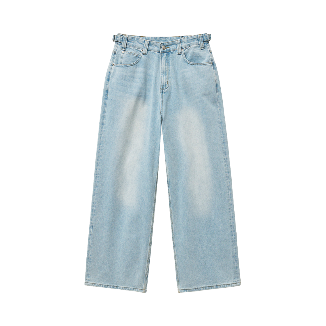 25NWDPL noun Wide Denim Pants Light Blue