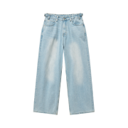 noun Wide Denim Pants Light Blue