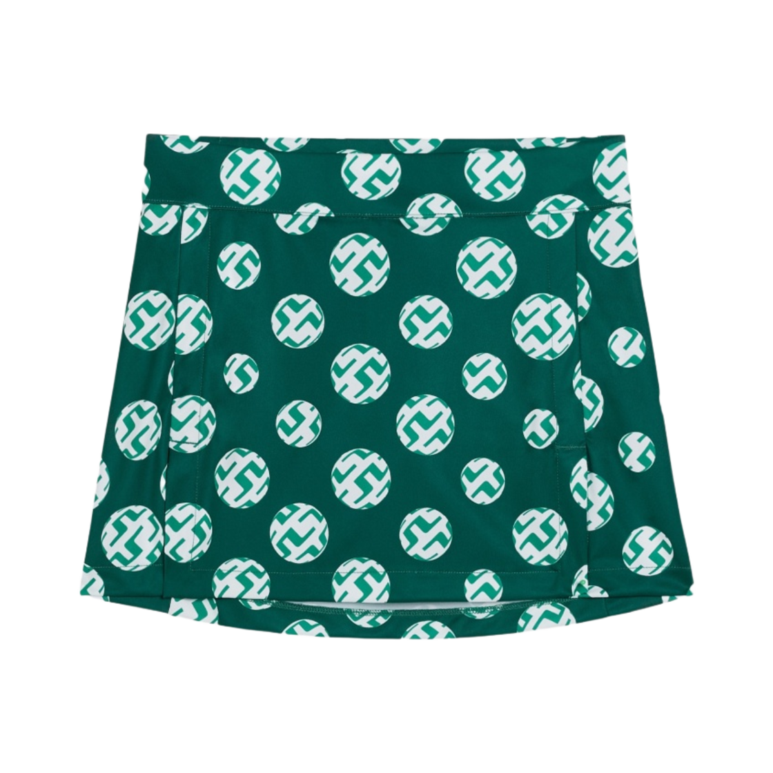 GWSD07898-M488 (W) J.Lindeberg Amelie Print Skirt Rain Forest Sphere Dot