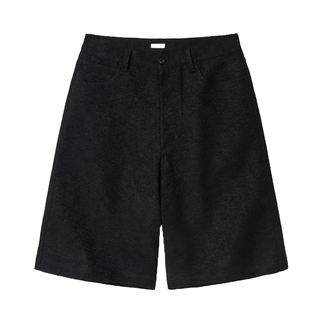 YPA25SSSTBK Youche SR Tweed bermuda shorts Black