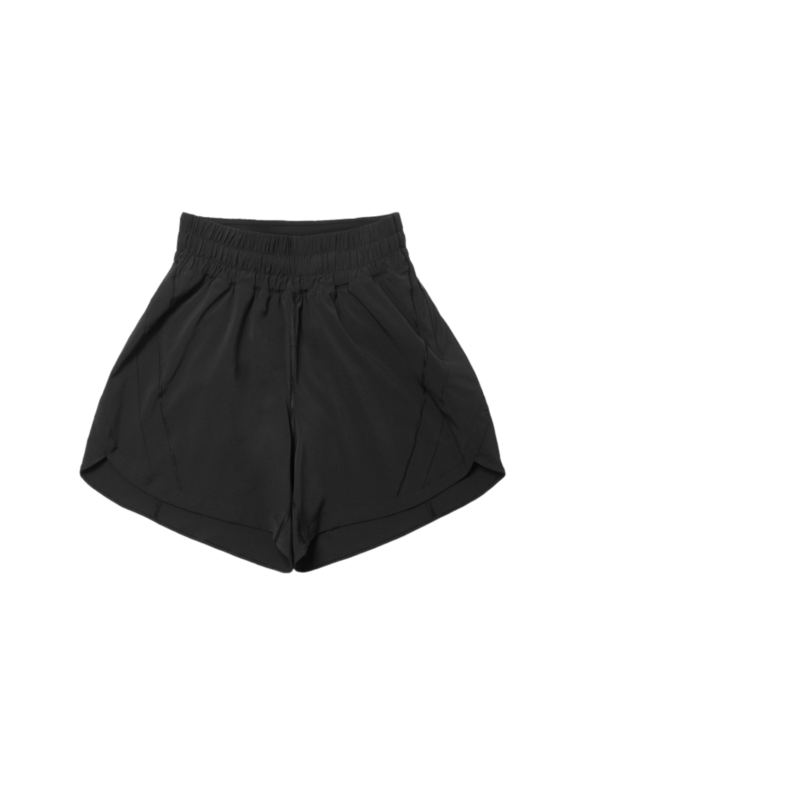 LW7CMRS (W) Lululemon Track That High-Rise Lined Shorts 5 Inch Black
