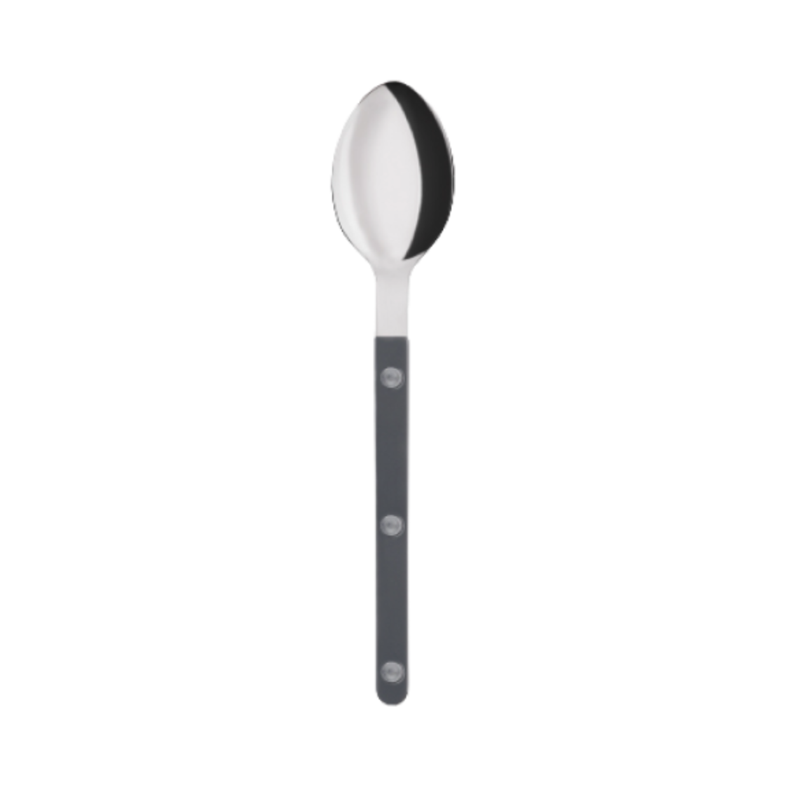 사브르 파리 비스트로 커트러리 샤이니 샐러드 스푼 다크 그레이(Sabre Paris Bistrot Cultlery Shiny Salad Spoon Dark Gray)