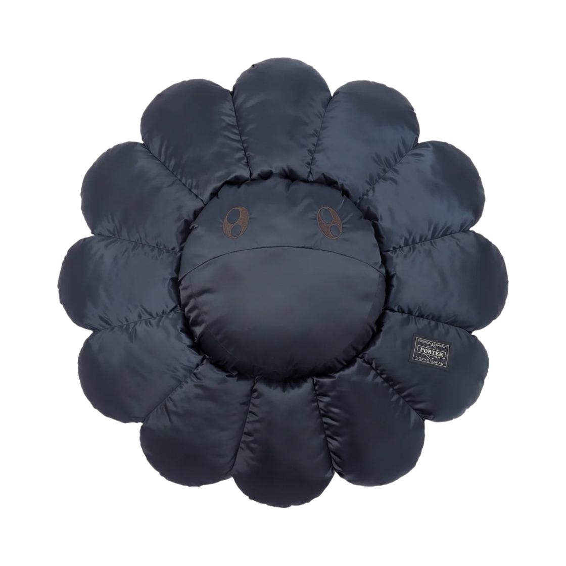 포터 x 카이카이키키 슬리핑 페이스 쿠션 네이비(Porter x Kaikai Kiki Sleeping Face Cushion Navy)