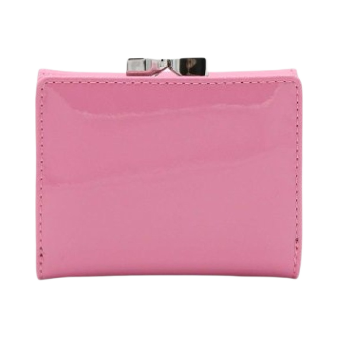 비비안 웨스트우드 샤이니 페이턴트 스몰 프레임 지갑 핑크(Vivienne Westwood Shiny Patent Small Frame Wallet Pink) - 2