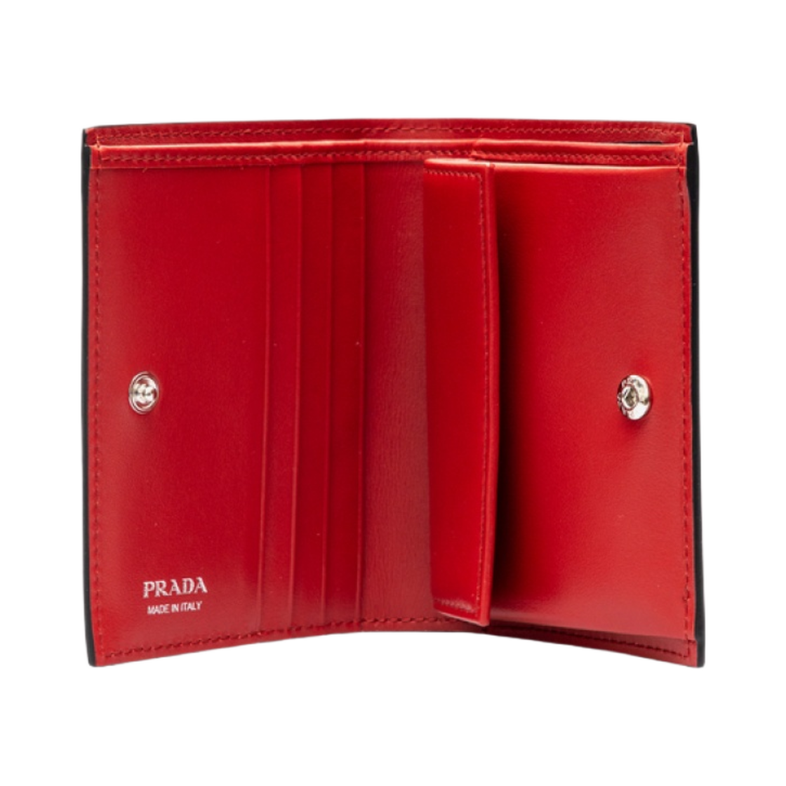 프라다 브러쉬드 레더 반지갑 레드(Prada Brushed Leather Wallet Red) - 2