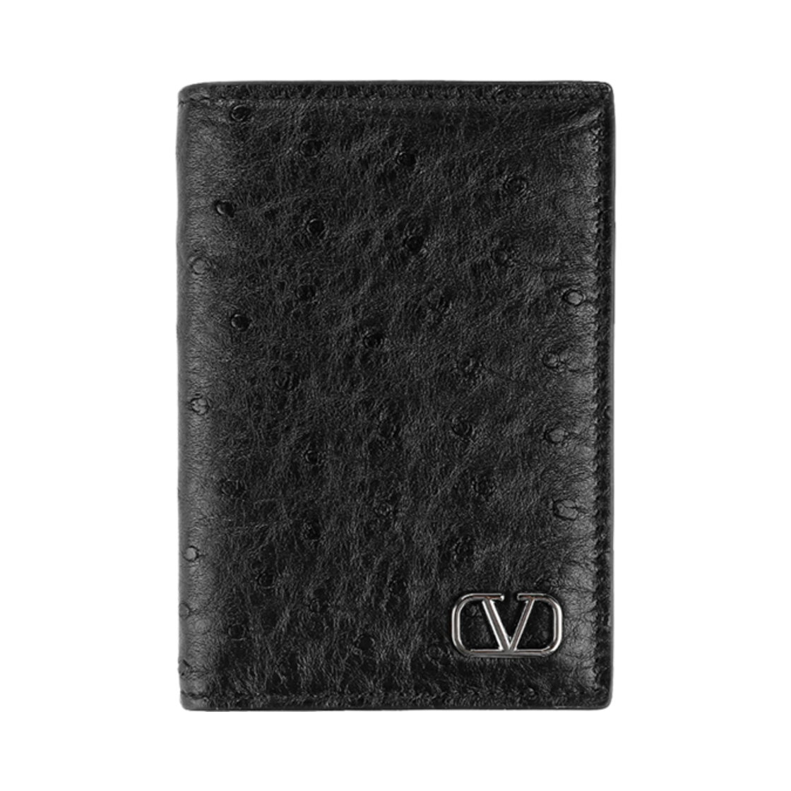 발렌티노 브이로고 시그니쳐 반지갑 블랙(Valentino Vlogo Signature Bi-Fold Wallet Black)