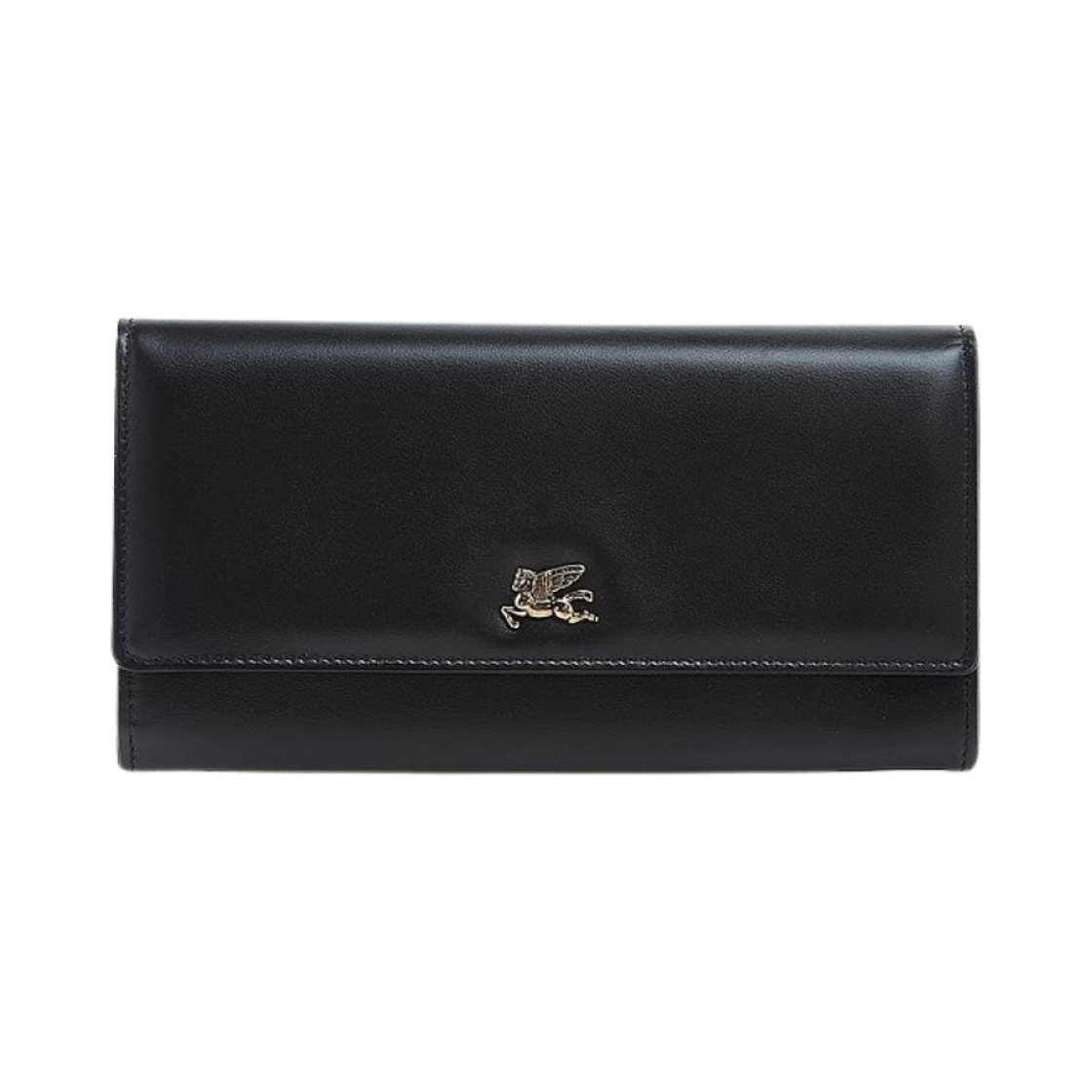 에트로 페가수스 플랩 장지갑 블랙(Etro Pegasus Flap Long Wallet Black)