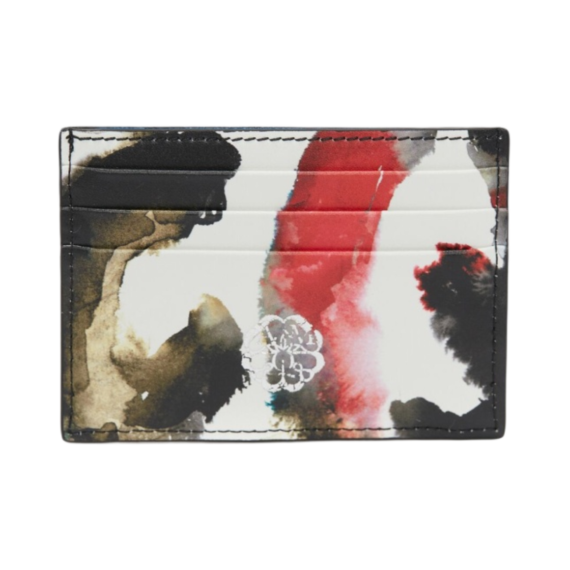알렉산더 맥퀸 워터컬러 그래피티 하네스 카드 홀더 멀티컬러(Alexander McQueen Watercolour Graffiti the Harness Card Holder Multicolour) - 2