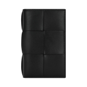 Bottega Veneta Flap Card Case Black