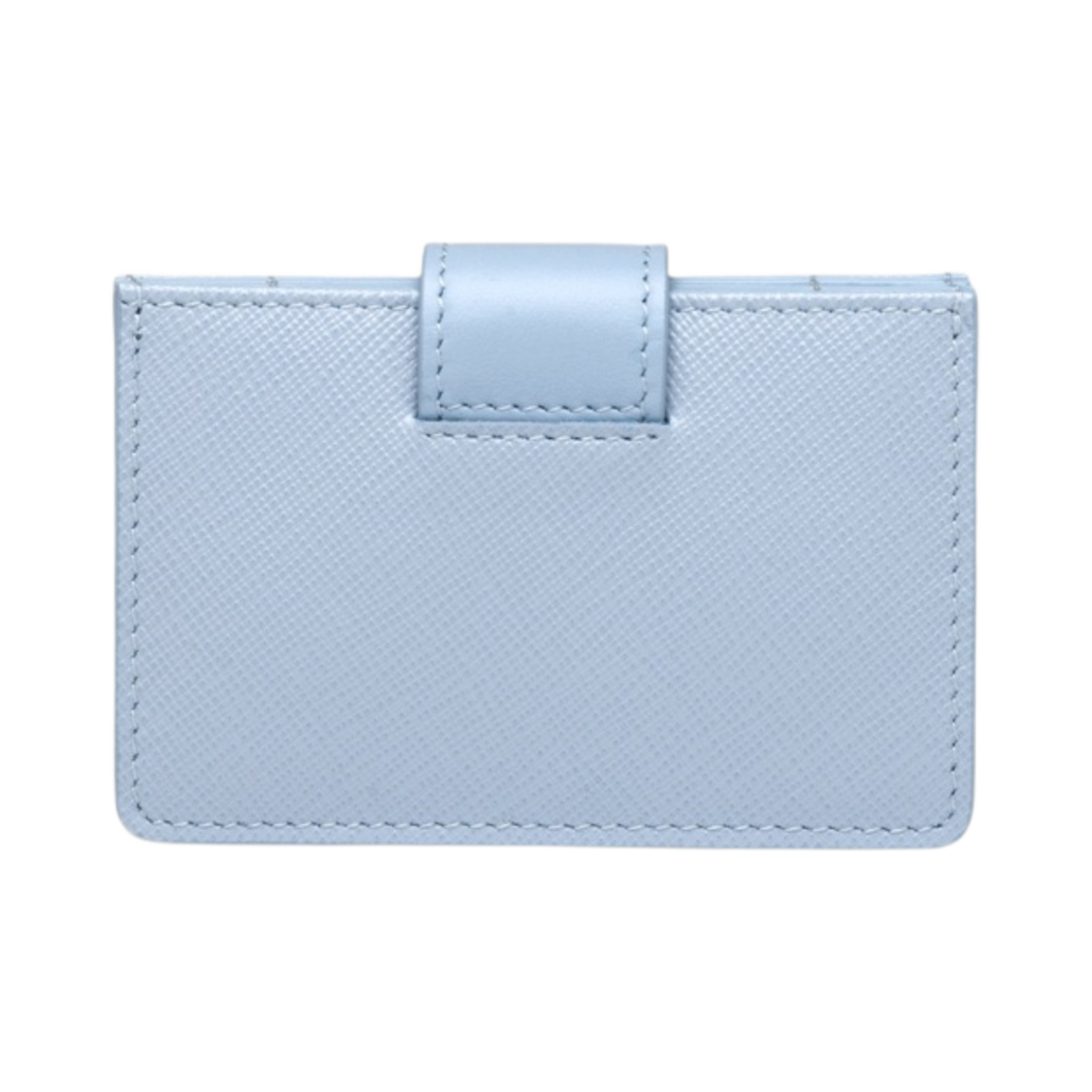 프라다 사피아노 레더 카드 홀더 셀레스트(Prada Saffiano Leather Card Holder Celeste) - 2