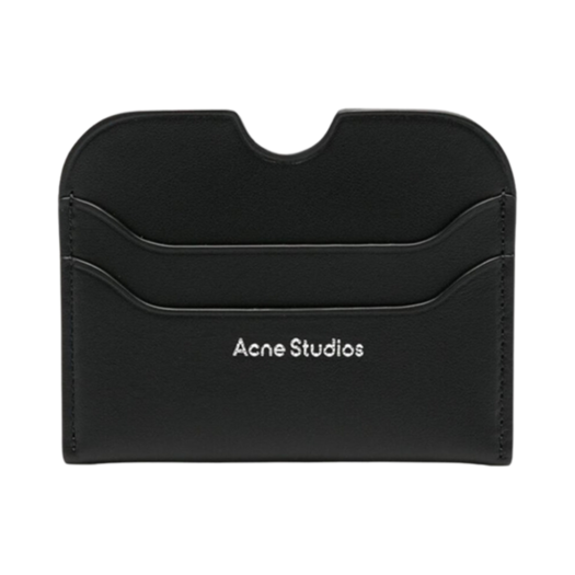 CG0234-900 Acne Studios Leather Card Holder Black