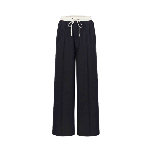 7440371_24AW_025 7440-37-1 Two tone straight trousers