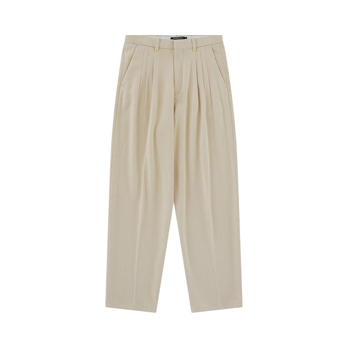 FW23PTS085BI Hongwoosung 3tucks Tapered Trousers Beige