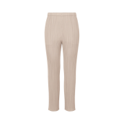 (W) Pleats Please Issey Miyake New Colorful Basics 4 Pants Greige