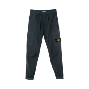 Stone Island 31303 Stretch Cotton Tela Paracadute Cargo Pants Avio Blue - 22SS