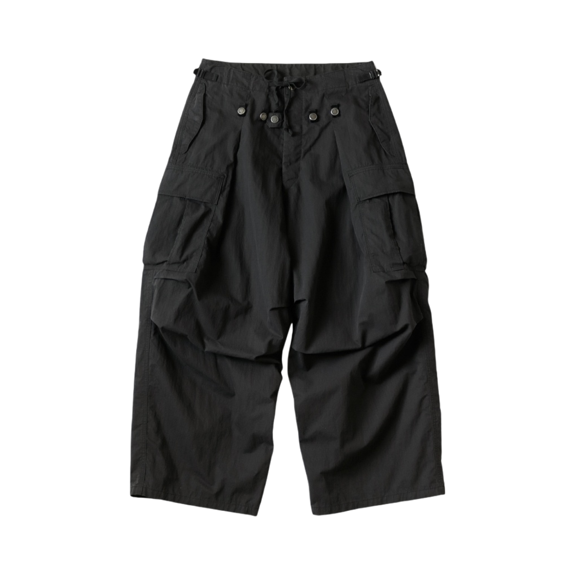 캐피탈 립스탑 점보 카고 팬츠 블랙