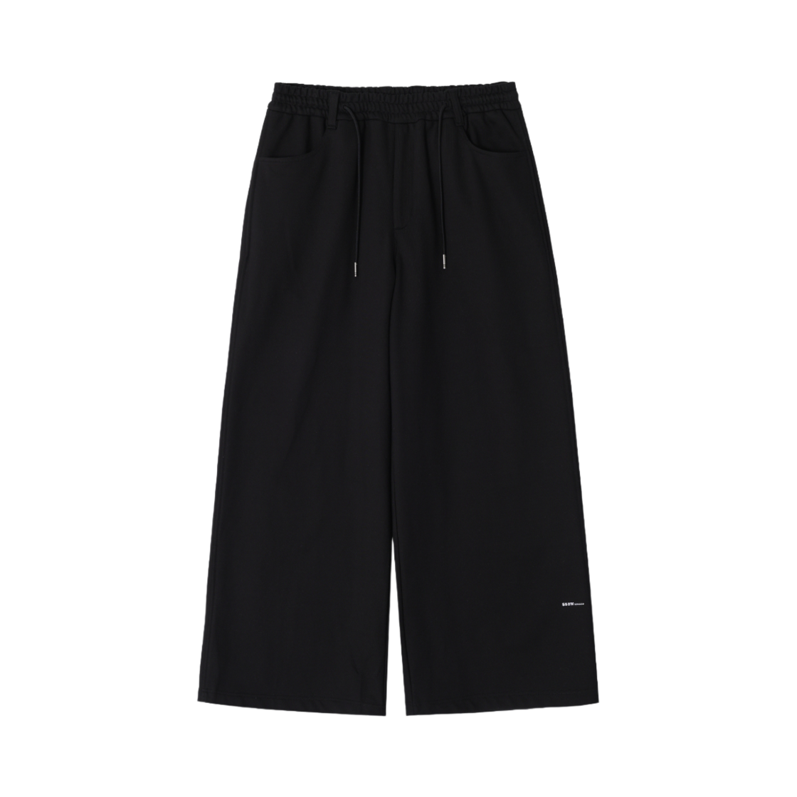 송지오옴므 SSAW 싱귤러 와이드 트레이닝 팬츠 블랙