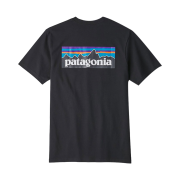 Patagonia P-6 Logo Pocket Responsibili-Tee S/S Black