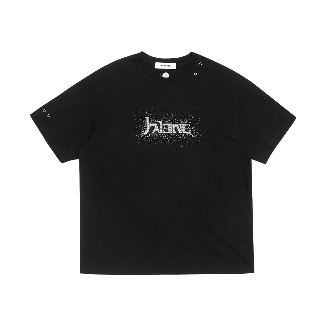 알렌느 라인스톤 티셔츠 블랙(Haleine Rhinestone T-Shirt Black (VT201))