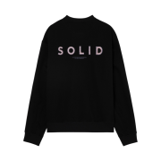 Solid Homme Embroidery Sweatshirt Black