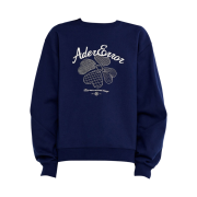 Ader Error Tever Logo Sweatshirt Navy