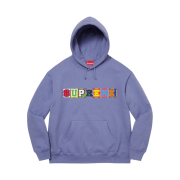 Supreme Beaded Hooded Sweatshirt Light Purple - 23SS