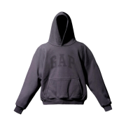 Yeezy Gap Engineered By Balenciaga Dove Shrunken Hoodie Black