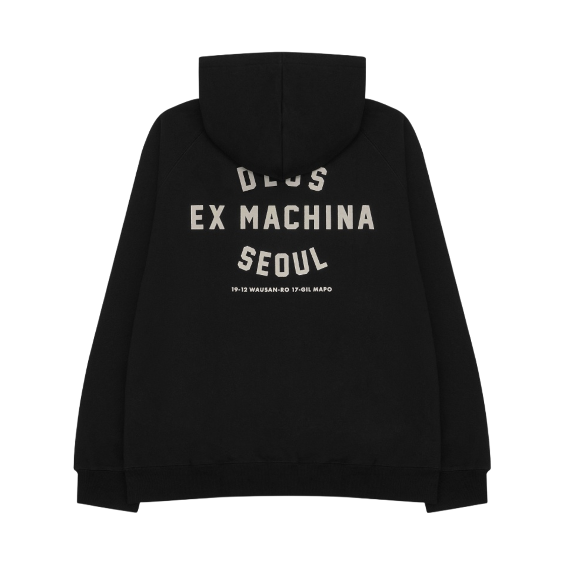 데우스 엑스 마키나 서울 어드레스 후드 블랙(Deus Ex Machina Seoul Address Hoodie Black)