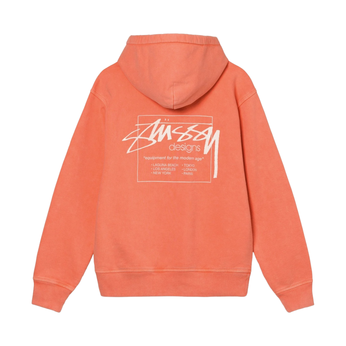 스투시 다이드 스투시 디자인 후드 피치(Stussy Dyed Stussy Designs Hoodie Peach) - 2