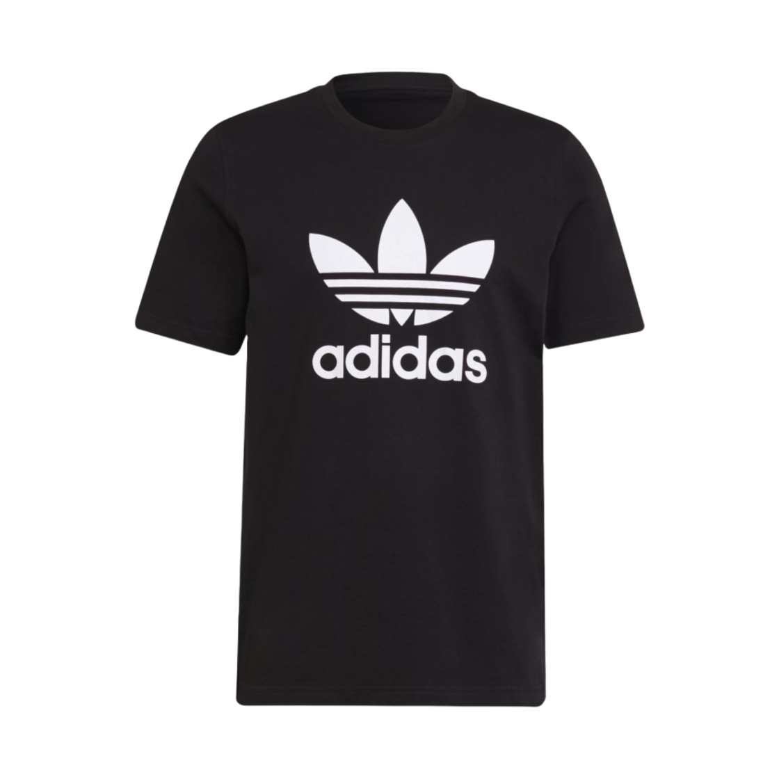 아디다스 아디컬러 클래식 트레포일 티셔츠 블랙 - KR 사이즈(Adidas Adicolor Classics Trefoil T-Shirt Black - KR Sizing) - 1
