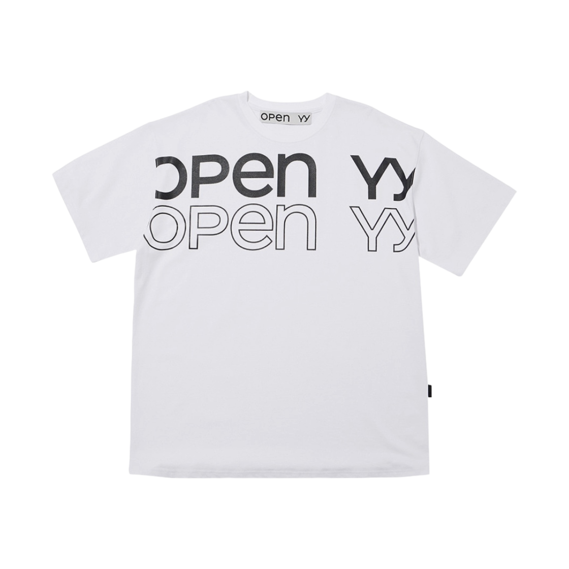 오픈 Yy 오픈 와이와이 티셔츠 화이트(Open Yy Open Yy T-Shirt White)