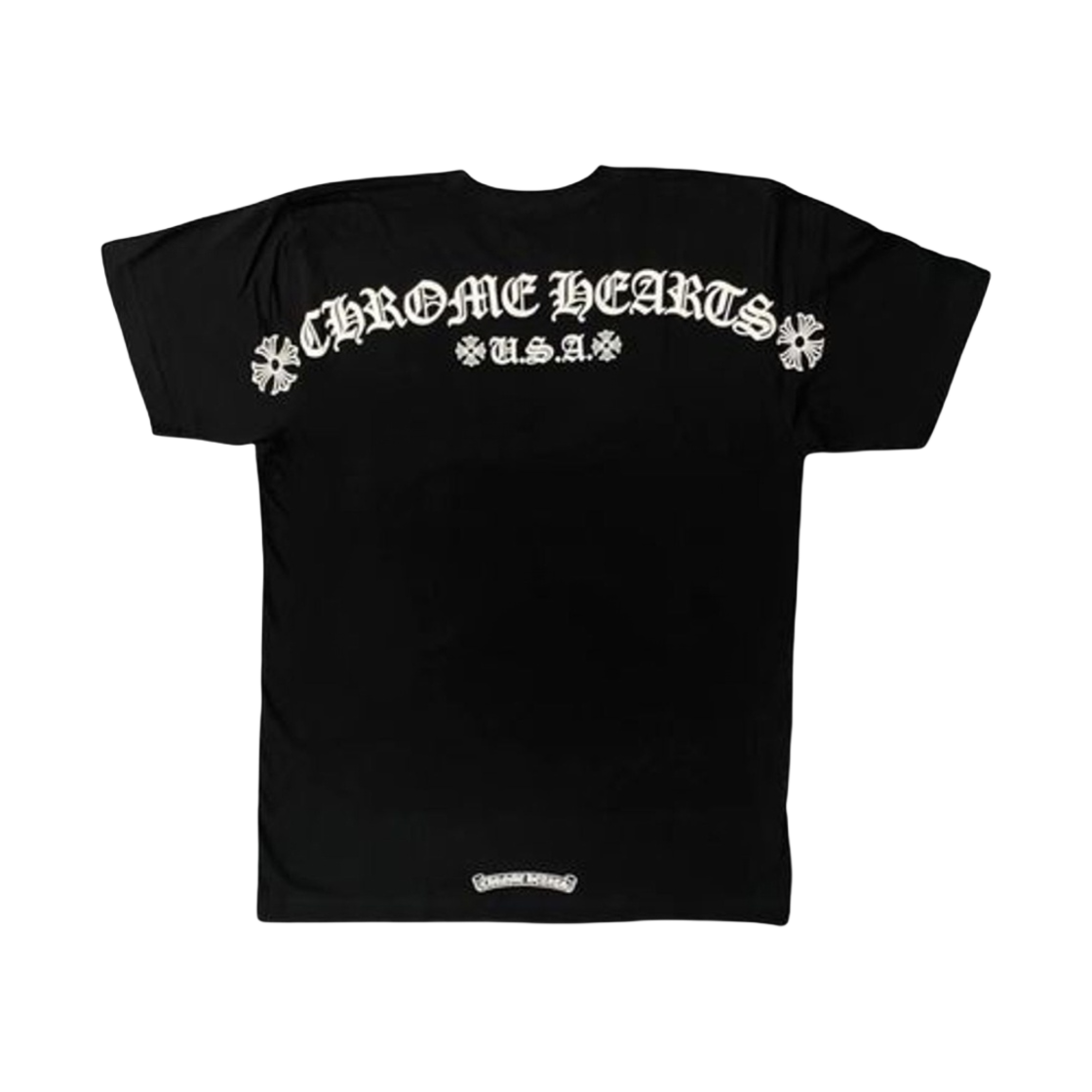 크롬하츠 스크립트 레터 로고 티셔츠 블랙 | Chrome Hearts | KREAM