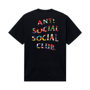 Anti Social Social Club Flag Collage T-Shirt Black