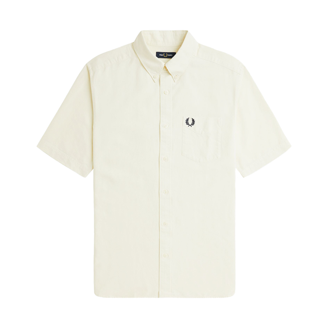 프레드페리 숏 슬리브 옥스포드 셔츠 에크루(Fred Perry Oxford Shirt Ecru) - 1