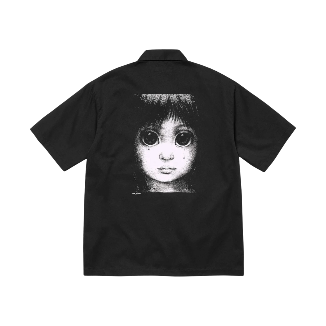 슈프림 x 마가렛 킨 티어드롭 숏슬리브 워크 셔츠 블랙 - 24SS