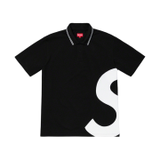 Supreme S Logo Polo Black - 19SS